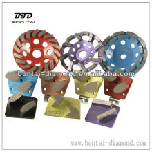 Diamond grinding shoes for terrazzo floor